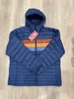 Cotopaxi Fuego Down Hooded Jacket, Men's XL, Deep Sea Stripes, NWT - image 1