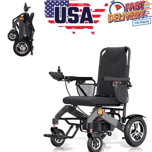 Foldable Electric Wheelchair Intelligent Motorized Aid Powerchair All Terrain US - image 1
