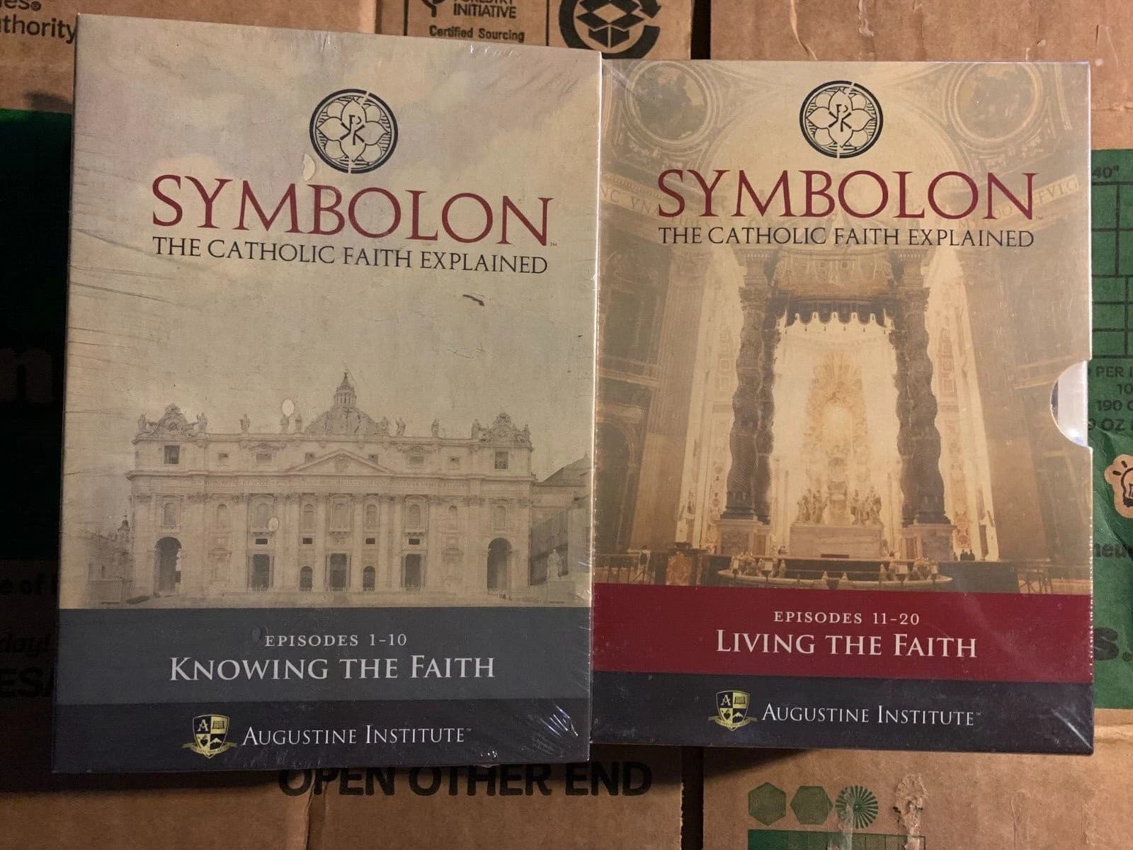 Symbolon: The Catholic Faith Explained - Part 1 & 2 Knowing & Living the Faith (DVD Set) - image 1