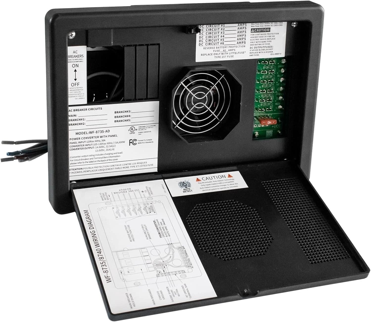 WF-8735-AD 8700-AD Auto-Detect Series Converter/Charger - image 1
