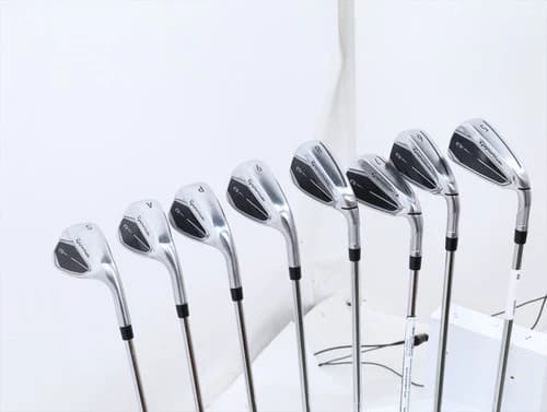 Taylormade Qi Iron Set 5-Pw, Aw, Sw Stiff Flex Kbs Max Mt Stl 13598975 Excellent - image 1