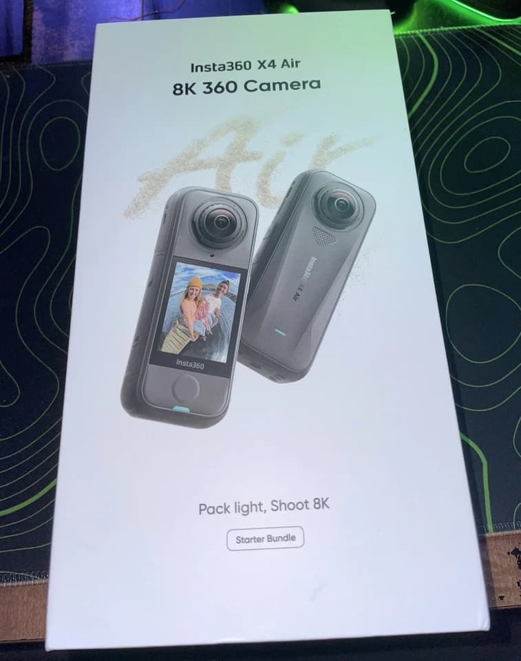 Insta360 X4 Air 8K 360 Camera Starter Bundle (BOX OPENED) - image 1