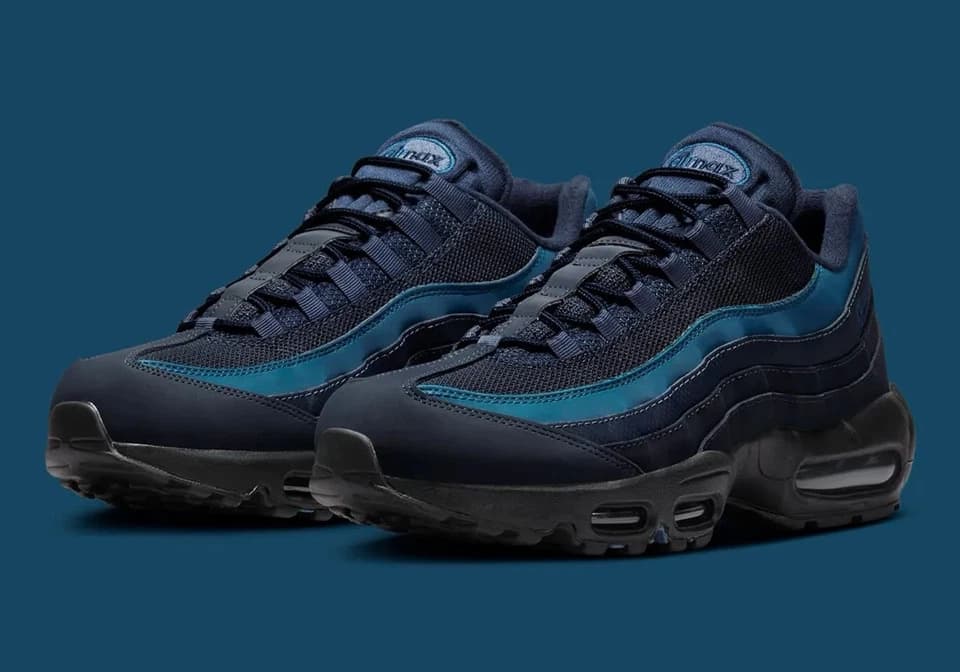 Nike Air Max 95 Obsidian/Harbour Blue Men's US 11 Sneakers - image 1