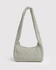Baggu Nylon Meringue Bag in Sage Stripe - image 1