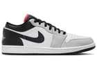 Size 10.5 Jordan 1 Low Neutral Grey Infrared 553558-045 Damaged Box - image 1