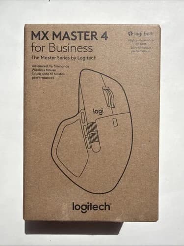 Logitech MX Master 4 Wireless Mouse for Business 8K DPI Bluetooth USB-C Charging - image 1