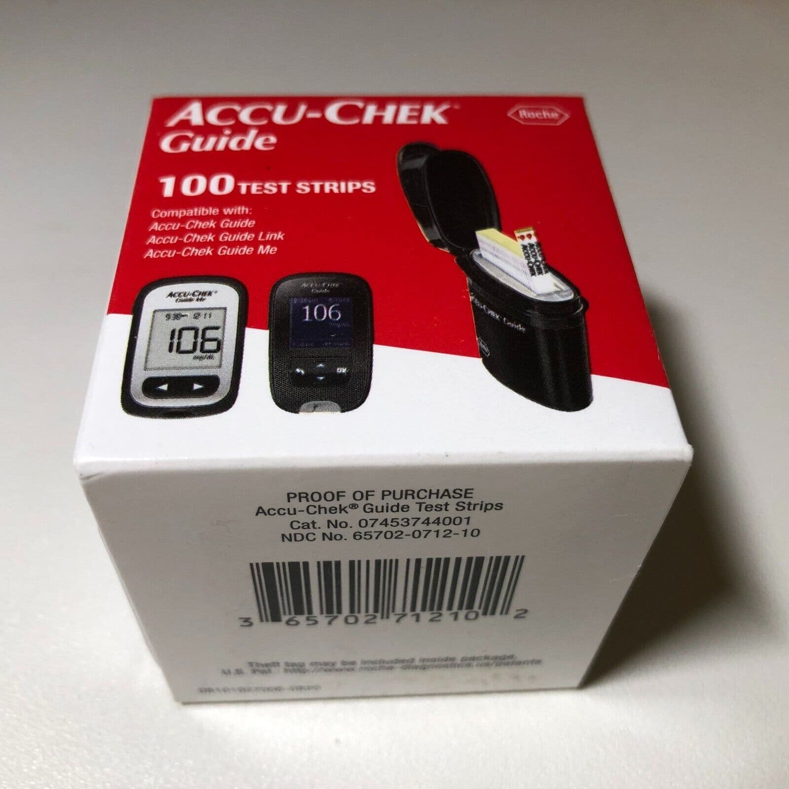 Accu-Chek Guide Diabetic Test Strips - Box of 50 - image 1