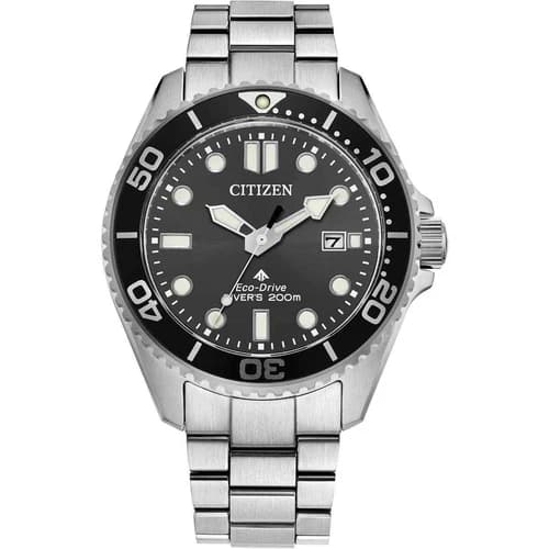 Citizen Promaster BN0261-51E Eco-Drive Black Sapphire Stainless Steel 200M Watch - image 1