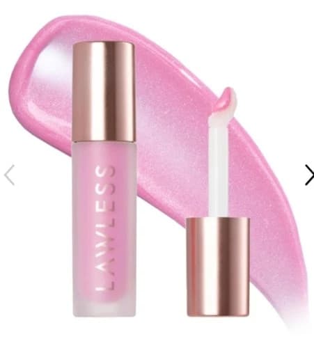 Lawless Forget The Filler Lip-Plumping Line-Smoothing Gloss Daisy Pink - image 1