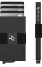 CODE 118 Slim Fold Card Holder Wallet Black Carbon Fiber Strap Trigger Mechanism - image 1