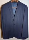 Hugo Boss Men’s 34x29 Reda Super 110s Navy Blue Suit Huge2/Genius1 40R - image 1