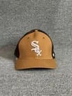 '47 Brand White Sox Trucker Snapback Brown Tan Hat Z3934 Carhartt - image 1