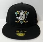 New Era Anaheim Ducks Black 59FIFTY Fitted Hat Men's NHL Cap - image 1