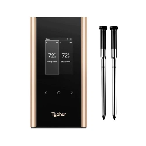 Typhur Sync Gold Dual Wireless Thermometer with 2 Probes & Smart Base Model WT05 - image 1
