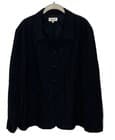 TAMOTSU New York VTG Women’s Black Silk Blend Robbed Polka Dot Blazer Plus Sz 1X - image 1