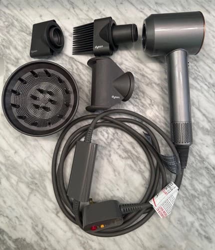 Dyson Supersonic Hair Dryer HD07 Nickel-Copper Plus Diffuser (USED) - image 1
