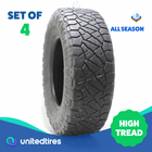 Set of (4) Used LT 295/70R18 Nitto Ridge Grappler 129/126Q - 10.5-12/32 - image 1