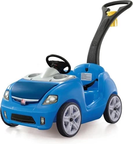 Step2 Whisper Ride II Kids Blue Push Car and Ride on Toy for Toddlers - image 1