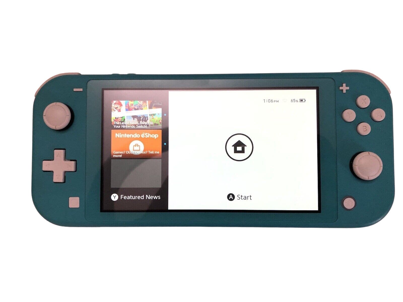 Nintendo Switch Lite Turquoise Console (HDH001) - image 1