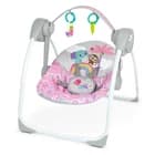 Bright Starts Playful Paradise Portable Compact Baby Swing - Unisex - Pink - image 1