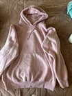 Glossier Original Pink Hoodie Size S - image 1
