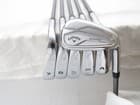 Used Callaway Elyte Iron Set 7-PW,AW,GW Denali 55g Senior Flex Graphite Shafts - image 1