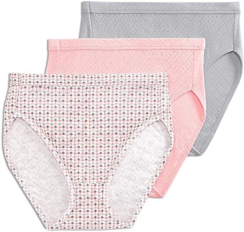 Jockey 253462 Womens Elance Breathe French Cut 3 Pack Underwear Size L - image 1