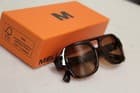 meller SP Maroon Brown Sunglasses Herren Neu Rechnung MwSt - image 1