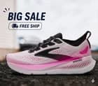Brooks Women's Glycerin 23 Running Shoes/White/Bright Pink/B - image 1