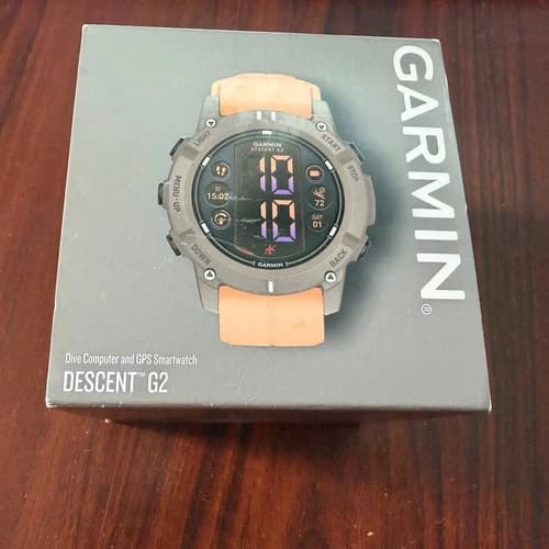 Garmin Descent G2 Watch-Style 1.2" AMOLED Dive Computer Smartwatch 010-02986-01 - image 1