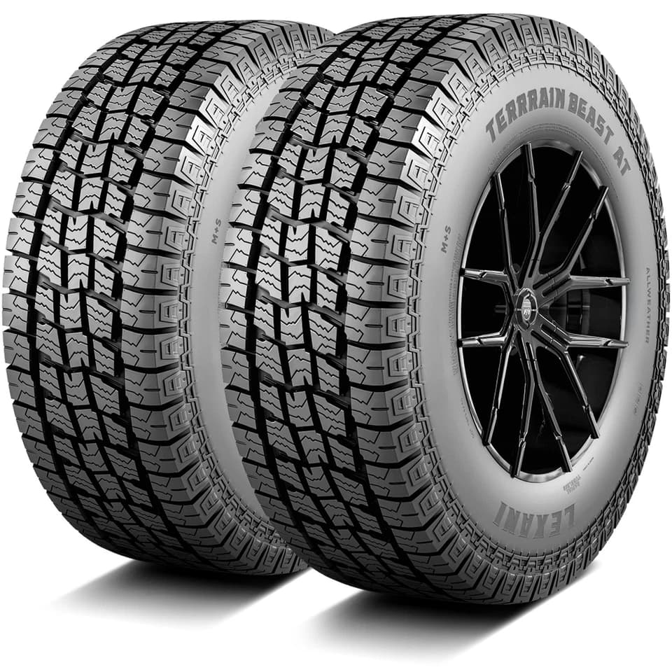 2 Tires Lexani Terrain Beast AT 255/70R15 108S A/T All Terrain - image 1