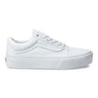Vans Old Skool Plat True White Size men's 7.0 women's 8.5 NEW - image 1