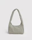 Baggu Small Nylon Meringue Bag in Sage Stripe - image 1