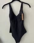 🖤✨NWT SKIMS Body Plunge Thong Bodysuit Onyx Black Size Small 🖤 - image 1