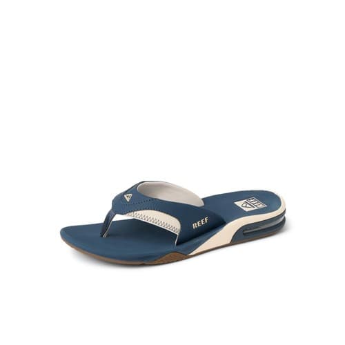 Reef Fanning Men's Comfort Beach Sandals Navy/oat - 9 Medium - image 1