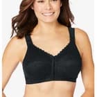 Front Close Wireless Posture Support Bra by Comfort Choice | 40D, Black NWT - image 1