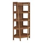 Bixby 71 Inch Corner Bookshelf in Walnut - image 1