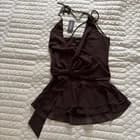 Tiger Mist INDIGO MINI DRESS 2.0 XS Chocolate - image 1