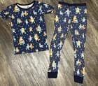 Little Sleepies Bluey Dance Mode 5/6 Two-Piece Bamboo Pajama Set - image 1