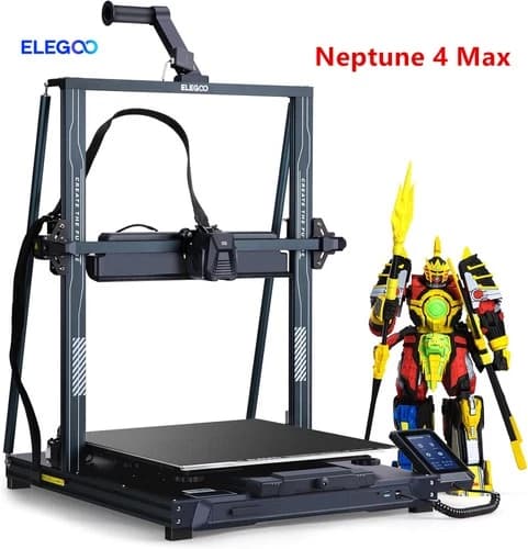 ELEGOO Neptune 4 Max FDM 3D Printer 500mm/s High-Speed with/ Klipper Firmware - image 1