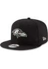Baltimore Ravens NFL New Era 9Fifty Black SnapBack Hat Cap Brand New $35 MSRP - image 1
