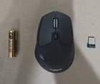 Logitech M720 Triathlon Multi-Device Wireless Bluetooth Mouse Unifying Receiver - image 1