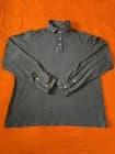 Kent Wang Pique Polo Shirt Mens XXL Blue Long Sleeve - image 1