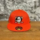 NEW ERA 59FIFTY NHL ANAHEIM DUCKS FITTED CAP ORANGE AUTHENTIC NEW - image 1