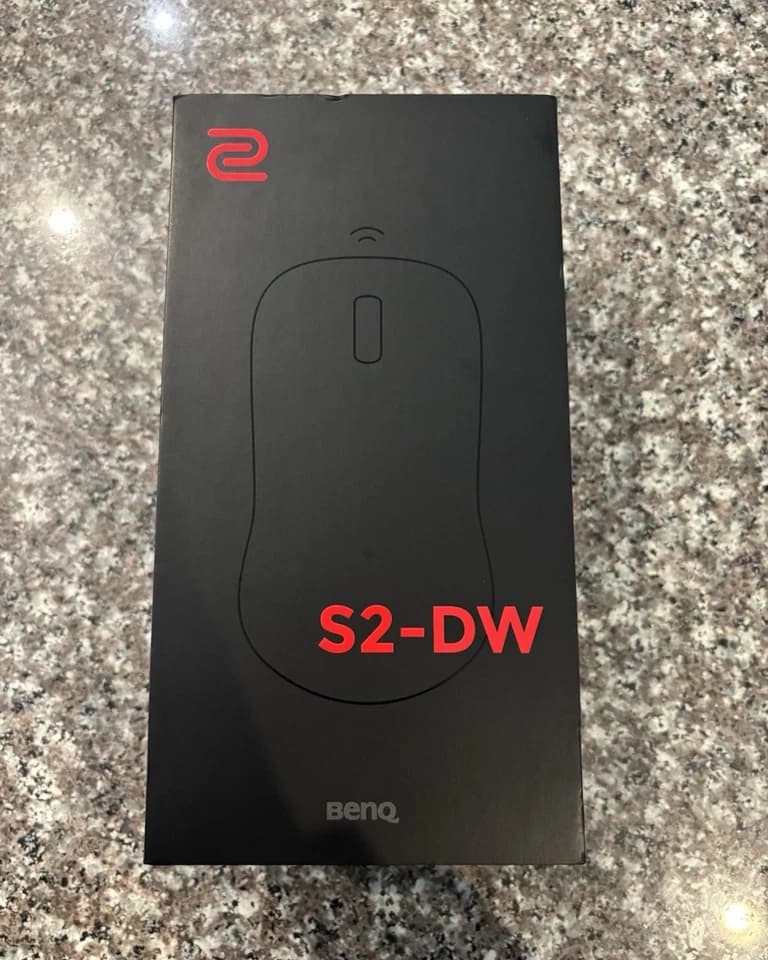 BenQ ZOWIE S2-DW Wireless Gaming Mouse 4000 DPI Optical 5-Button Black - image 1