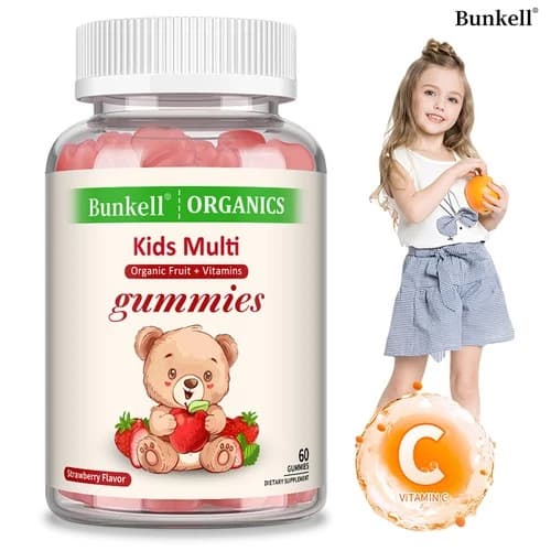 Kids Multivitamin Gummies - Gluten-Free, Sugar-Free, Daily Nutrition 60pcs - image 1