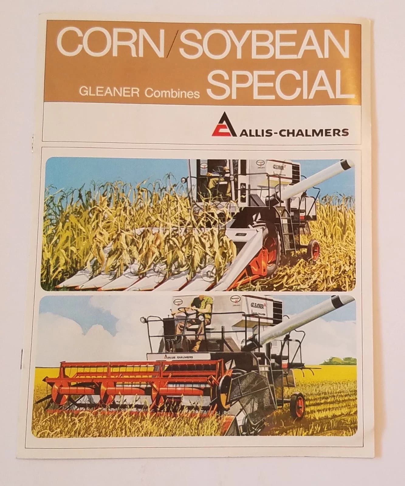 Corn Soybean Special, Gleaner Combines Allis-Chalmers Sales Brochure 16 Pages - image 1