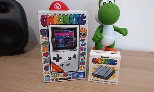 Modretro Chromatic Tetris Bundle Orange Gorilla Glass + Battery Pack - image 1