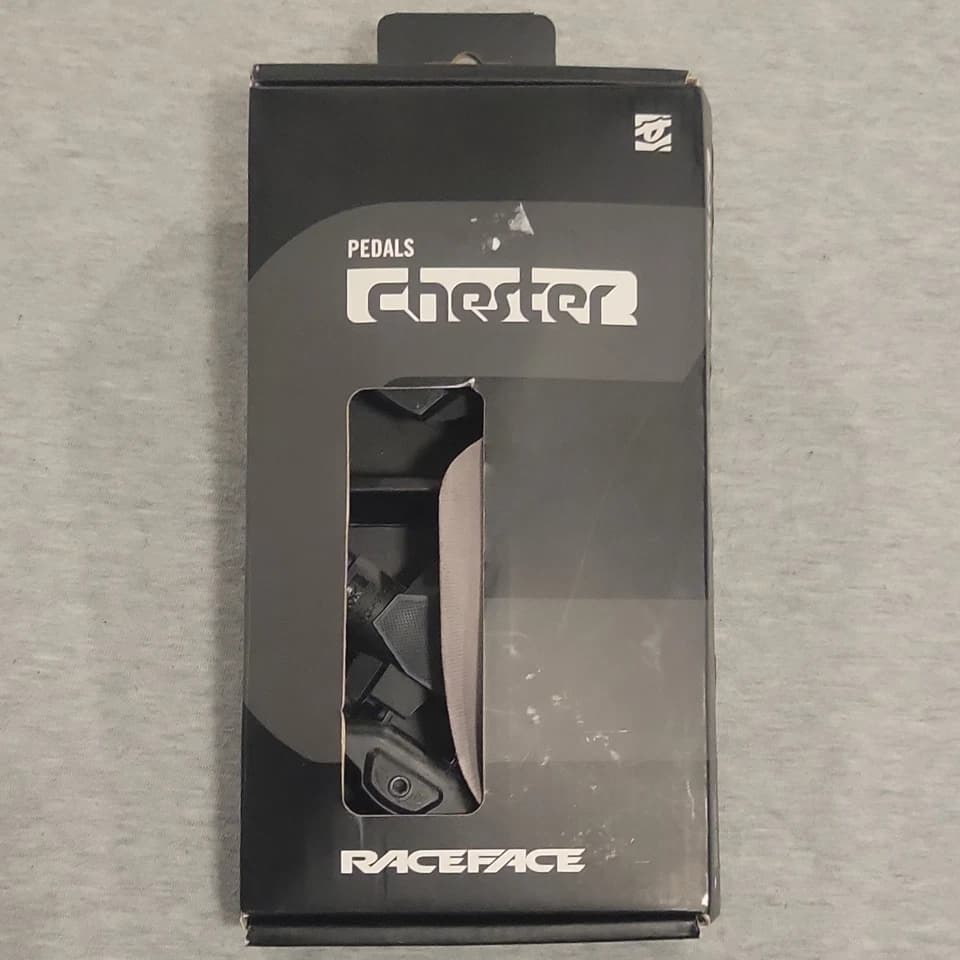 Race Face Chester Flat Platform Composite Pedals Sealed 9/16" Black PD20CHEBLK - image 1