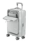 Biaggi Runway Hardside Hybrid 22" Carry On Luggage Gray - image 1